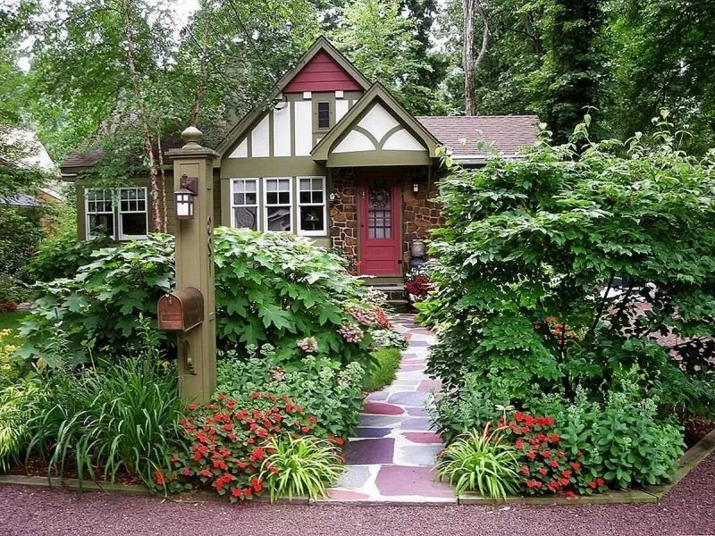 Приусадебные сады Англии дорожки