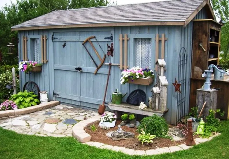 Дизайнерские сараи для дачи