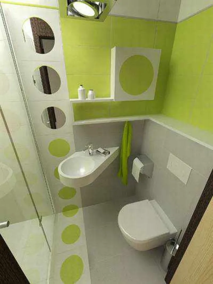 Маленькие Ванные комнаты с туалетом