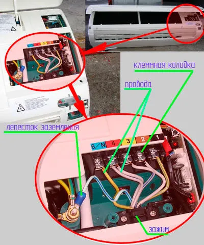 как подключить кондиционер к электросети