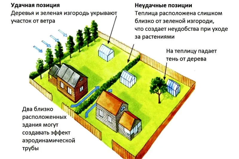 Планировка двух соседних участков