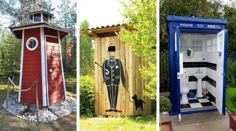 Оригинальные идеи уличного туалета для ... Оригинальные идеи уличного туалета для ...