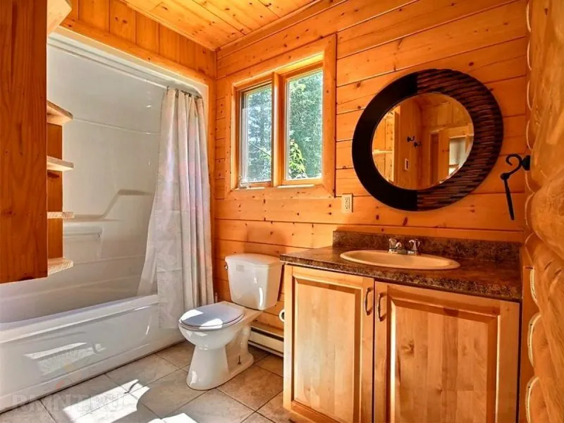 Ваннпч в деревянном доме