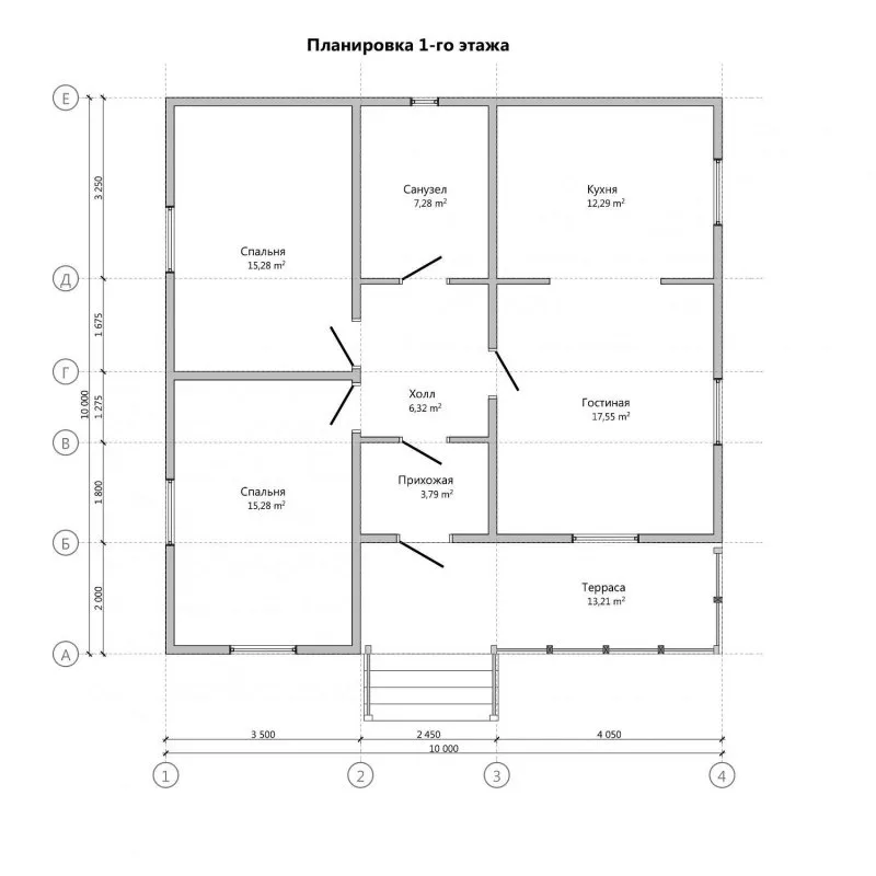 Планировка дома 9х10 одноэтажный