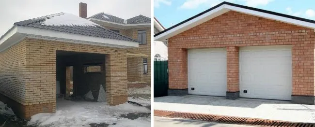 Кирпичный гараж